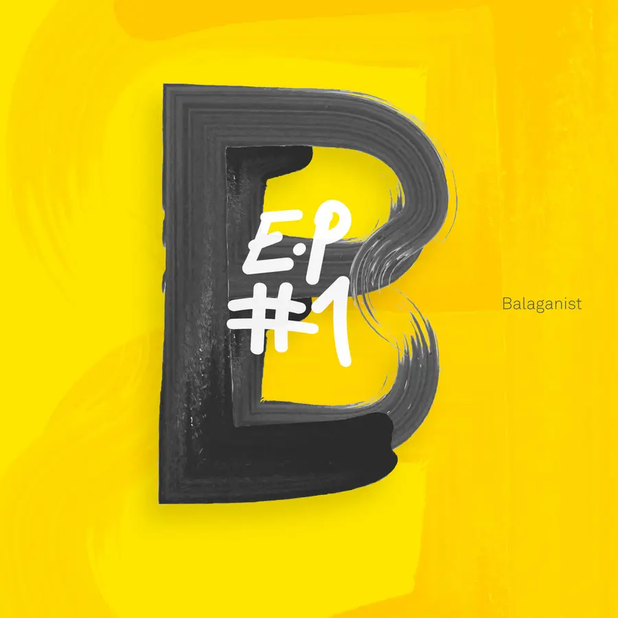 Yellow cover artwork for Balaganist EP No. 1